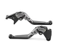 maneta freno Compatible Con Para ZX6R Para ZX636R 2000-2004 Para ZX-6RR 2003-2004 Palanca De Embrague De Freno Plegable Extensible Motocicleta Manija Ajustable(Gray)