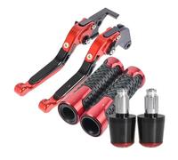 maneta freno Compatible Con Suzuki Para GSR600 2011 2010 2009 2008 2007 2006 Palancas De Embrague De Freno De Motocicleta De 22 Mm Extremos De Manillar Puños Extremos Palancas