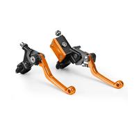 Maneta Freno Para RMZ250 Para RMZ450 Para RM 85 125 250 Para RMX 250S 450Z Para DR 250R Juego Palanca Freno Hidráulico Embrague Cable 7/8"(Orange)