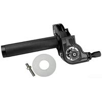 Maneta Gas Motocicleta Aleación 7/8 Pulgadas Estético Mejora Rendimiento Dirt Bike Color Negro(Black)