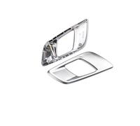 Maneta Interior Auto Para Ranger Para T6 Para Everest 2015 2016 2017 2018 2019 2020 2021 Embellecedor Manija Puerta Interior Coche Gris Negro(Silver Right)
