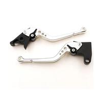 Maneta Izquierda Palancas Freno Embrague Ajustables Aluminio Motocicleta Accesorios para Royal Enfield para Bullet 350 2018-2023 Maneta Derecha(Silver)