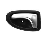 Maneta Puerta Auto Para Megane 1995-2002 Para Clio Para II 1998-2005 Manija Puerta Interior Izquierda Derecha Embellecedor Cubierta Coche Cromado(Left Side)