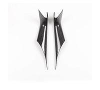 Maneta Puerta Auto Para Serie 5 Para G30 2017 2018 2019 2020 2021 2022 2023 Manija Puerta Interior Negra Mate Cubierta Embellecedora Tirar ABS Con Apariencia Carbono(Carbon texture 2pcs)