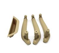 Maneta Puerta Auto Para X3 Para X4 Para F25 Para F26 2010-2016 LHD Interior Lado Del Conductor Tirador Puerta Pasajero Manija Apoyabrazos Panel Cubierta Embellecedora(LHD 4PCS Beige)