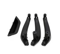 Maneta Puerta Auto Para X3 Para X4 Para F25 Para F26 2010-2016 LHD Interior Lado Del Conductor Tirador Puerta Pasajero Manija Apoyabrazos Panel Cubierta Embellecedora(LHD 4PCS Black)