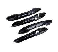 Maneta Puerta Coche Manija Exterior Para Hyundai para Santa para Cruz 2022-2023 estilo fibra de carbono ABS 1 Juego cubierta manija puerta lateral Exterior moldura embellecedora