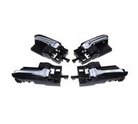 Maneta puerta Compatible Con Scion TC 2005-2010 69206-02090 69205-02090 Manija Interior Puerta Delantera Trasera Izquierda Conductor Derecha Pasajero(4 Pcs Kit)