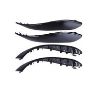 Maneta Puerta Embellecedor para manija interior puerta coche embellecedor para manija interior puerta coche para Serie 3 4 F30 F80 F31 F32 F33 F34 F35 y F36 Panel Puertas Interiores Manija(Black-4Pcs)