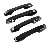 Maneta Puerta Exterior Compatible Con CR-V 2023 2024 Cubierta Manija Puerta Exterior Moldura Ajuste Un Solo Orificio 4 Unids/set ABS Accesorios Coche Negro Brillante
