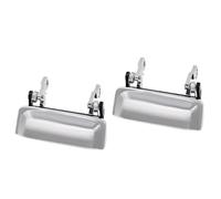 Maneta Puerta Vehículo Para Mazda Para B2300 Para B2500 Para B3000 Para B4000 1998-2011 Izquierda Derecha 2L5Z-1022404BAA FO1310134 Manija Puerta Exterior Cromada