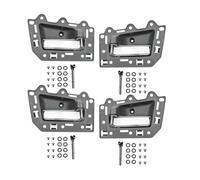 Maneta Puertas Para Jeep Para Grand Para Cherokee 2005-2011 Gris Cromo Delantero Trasero Izquierdo Derecho 4 Juego De Manija Interior De Puerta Tiradores interior(Silver)