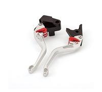 Manetas ajustables Compatible con Suzuki 600 Para Bandit 600 1996-2003 GSF600 Para S Para T V Para W X 1995 1996-1999 Palanca Embrague Freno Ajustable Aluminio 3D Motocicleta(Plata)