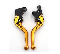 Manetas ajustables Para CBR600 Para CBR 600 F2 F3 F4 F4i 1991-2007 Para CBR900RR 1993-1999 Para CB919 Palancas De Embrague De Freno Cortas Para Motocicleta(Oro)