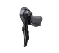 Manetas de bicicleta de carretera 2x7 2x8 2x9 2x10 2x11 velocidades palanca de cambios de freno desviadores de bicicleta (Red)