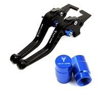 Manetas de dirección Para MT-09 Para MT09 Sp Para MT09 2021 2022 2023 Palancas Embrague Freno Cortas Ajustables Para Motocicleta Y Cubierta Tapas De Válvula De Neumático(B)