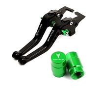 Manetas de dirección Para MT-09 Para MT09 Sp Para MT09 2021 2022 2023 Palancas Embrague Freno Cortas Ajustables Para Motocicleta Y Cubierta Tapas De Válvula De Neumático(D)