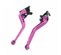 Manetas de Embrague Freno Ajustables en 9 Colores para Royal para Enfield Guerrilla 450 Palanca de Freno Plegable(Pink 177mm)