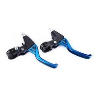 Manetas de Freno Bicicleta, Frenos Bicicleta, Leve Blu Bici, Manetas Freno Bici Niño, Manijas de Nivel de Freno de Aleación de Aluminio para Bicicletas, Bicicleta de Montaña, Bicicleta Plegable, Azul