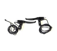 Manetas de Freno de Bicicleta Negro + Cable de Sensor de Frenada | Compatible con Varios Tipos de Frenos y Bicicletas Eléctricas
