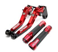 Manetas de freno de moto Para XP500 XP 500 2010 2011 TMAX Motocicleta Plegable Extensible Accesorios Ajustable Freno Embrague Palancas Manillar Agarre(2)