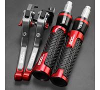 Manetas de Freno Embrague Ajustables para Motocicleta para Ducati 900SS Sport 1999-2006(Red10)