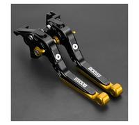 Manetas De Freno Y Embrague Ajustables CNC Para Motocicleta Para DUCATI 800 SS 800SS 2003, Perillas De Manillar Y Extremos De Empuñadura.(Black Gold)