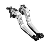 Manetas De Freno Y Embrague Ajustables Para XVS1300 Stryker Bullet Cowl 2015-2016(Silver Silver)