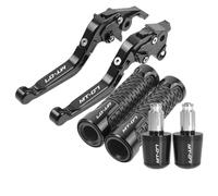 Manetas De Freno Y Embrague Para Motocicleta Para YAMAHA MT-07 MT07 MT 07 2014-2019 Con Puños Para Manillar Kit Palanca Embrague Freno Moto Puños Manillar(Color 1)