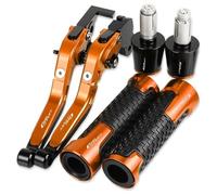 Manetas de Freno y Embrague, puños Extremos Manillar para Motocicleta para C600 Sport 2011-2015(Orange4)