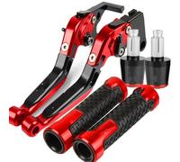 Manetas embrague freno Compatible Con Para ZX1400 Para ZX14R Para ZZR1400 2006-2016 Para Z1000 2003-2006 Manija De Freno De Motocicleta Palanca De Embrague Empuñadura De Manillar(Red)