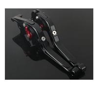 Manetas Embrague para CB500X CB 500X 2013 2014 2015 2016 2017 2018 2019 2020 2021 Juego de Palanca de Embrague de Palanca de Freno de Motocicleta Palanca Embrague(Black-Red Button)