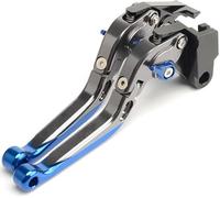 Manetas Freno Embrague Para Triumph TIGER 800 XC/XCX/XR/XRT/XRX 2015-2018 Tiger 1050/Sport 2017-2020 329 Palancas Embrague Freno Motocicleta Extensibles Plegables(Blue)
