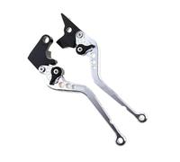 Manetas Freno para Triumph para Tiger 800 XC/XR/para XCX/para XRX 2015 2016 2017 2018 Palancas Embrague De Freno con Mangos Largos/Cortos para Motocicleta Palancas De Freno(Long Silver)