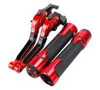 Manetas Moto Accesorios para Motocicletas Palancas De Embrague De Freno Manillar Manillar Puños Extremos para Y┐AMAHA T┐RACER900 2014-2023 T┐Racer 900(A)