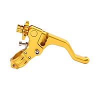Manetas Moto Palanca de embrague for acrobacias cortas de motocicleta 7/8" Ajuste de 22mm for Suzuki DR200S DR 200S 200SE RMX450Z RMX 450 Z DR200SE DRZ 250 DRZ250 DRZ400E Maneta Freno Moto(Gold)