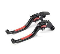 Manetas Moto para Ducati Monster X Diavel Panigale V4 V2 Multistrada Hypermotard 848 1198 Palanca de Embrague de Freno Antideslizante Accesorios de Motocicleta(Red)