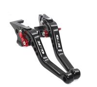 Manetas Moto Uso de ajuste for Suzuki GSR600 GSR 600 2006-2011 GSR750 GSR 750 2011-2018 GSR400 2008-2012 Accesorios de motocicleta Palancas de embrague de freno corto Maneta Freno Moto(Black-B)