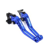 Manetas Moto Uso de ajuste for Suzuki GSR600 GSR 600 2006-2011 GSR750 GSR 750 2011-2018 GSR400 2008-2012 Accesorios de motocicleta Palancas de embrague de freno corto Maneta Freno Moto(Blue)