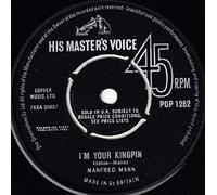 Manfred Mann - Manfred Mann Hubble Bubble (Toil And Trouble) UK 45 7" single +I'm Your Kingpin