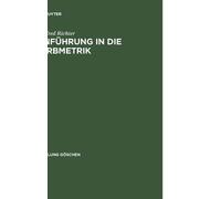 Manfred Richter Einfuhrung in Die Farbmetrik (Tapa dura) (Importación USA)