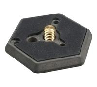 Manfrotto 030-38 Placa de Montaje Hexagonal de liberación rápida con Rosca de 3/8