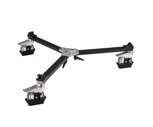Manfrotto 114MV - dolly de vídeo plegable para trípodes con pies de punta