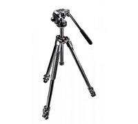 Manfrotto 128RC755XBK - Kit de vídeo con cabezal 128rc, trípode y bolsa