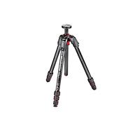 Manfrotto 190Go! - Trípode de fibra de carbono de 4 secciones, color negro
