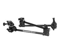Manfrotto 196B-3 - Soporte para cámaras, con espigote y conector de cámara, 3 secciones, negro