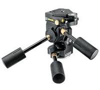 Manfrotto Cabeza de Trípode 3D Super Pro de 3 Vías con Liberación Rápida, Cabezal de Bola Fluido, Estabilizador de Cámara, Accesorios de Fotografía para la Creación de Contenido