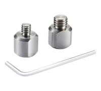 Manfrotto 244ADPT3814 Adaptadores de 3/8 Pulgadas y 1/4 Pulgadas (Plata)