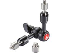 Manfrotto 244MICRO 244 Micro Friction Arm Kit (Negro) | Incluye accesorios de 0.25 pulgadas, adaptador de 1 cm y llave hexagonal para filmación, iluminación y montaje