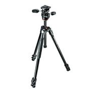Manfrotto 290 XTRA Kit, aluminio con 3 segmentos, cabezal panorÃ¡mico de 3 vÃas